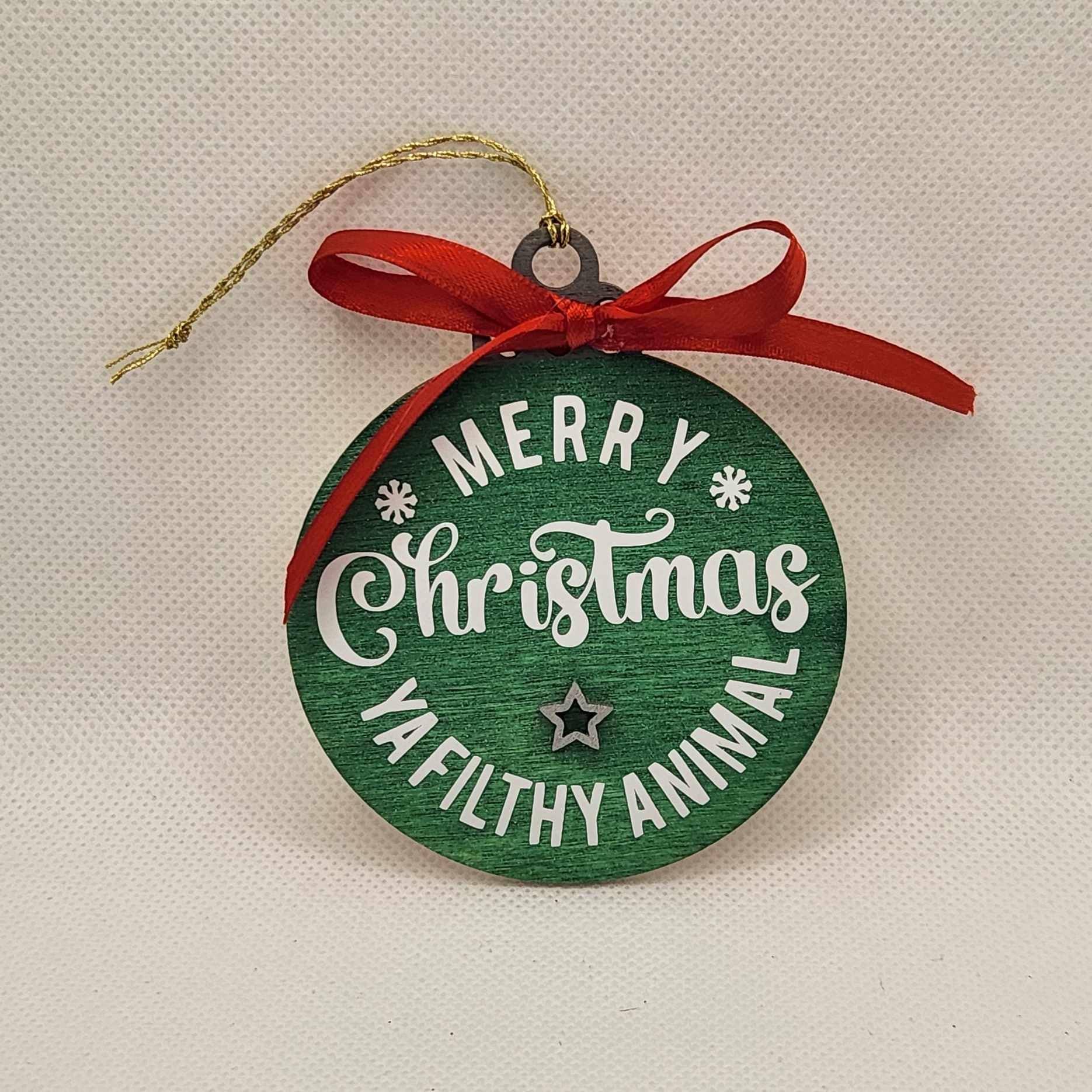 Merry Christmas ya filthy animal! Christmas Tree Ornament Home Alone