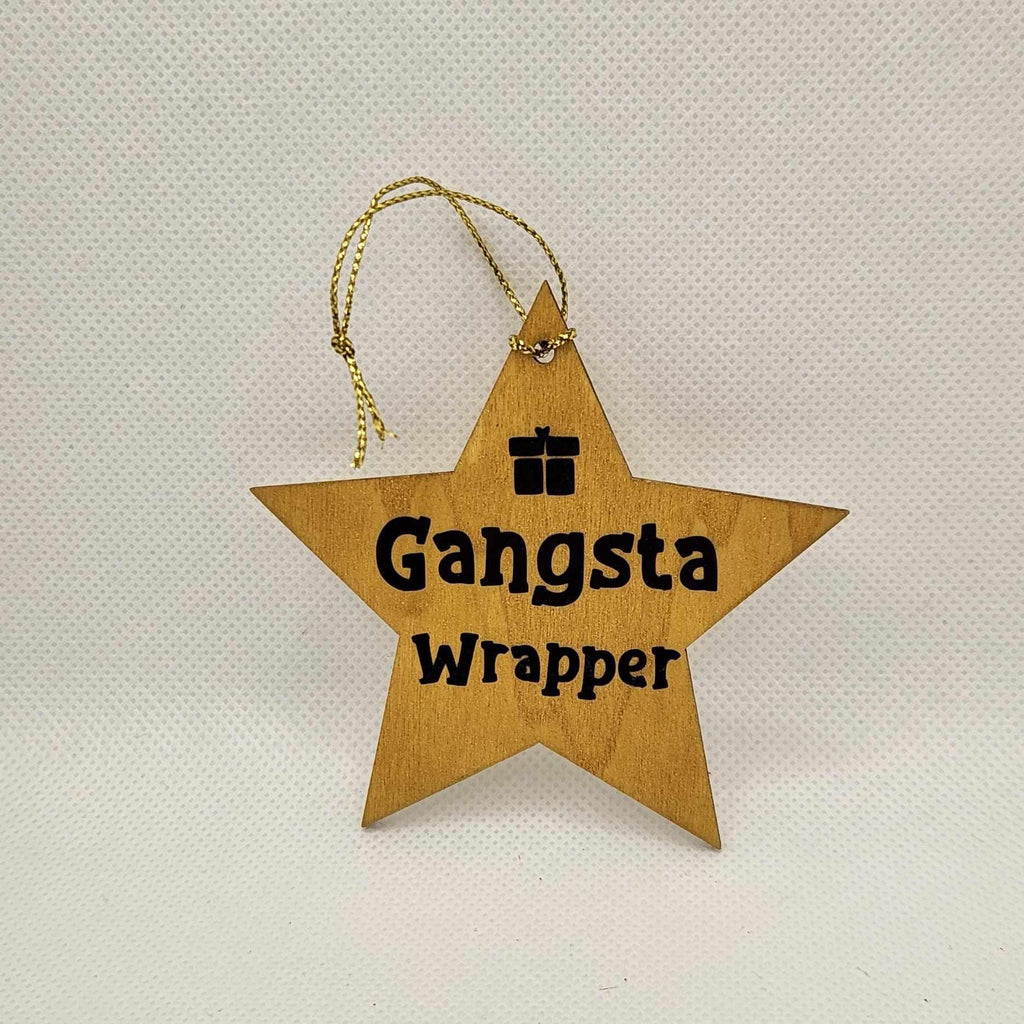 Gangsta Wrapper Christmas Tree Ornament variety