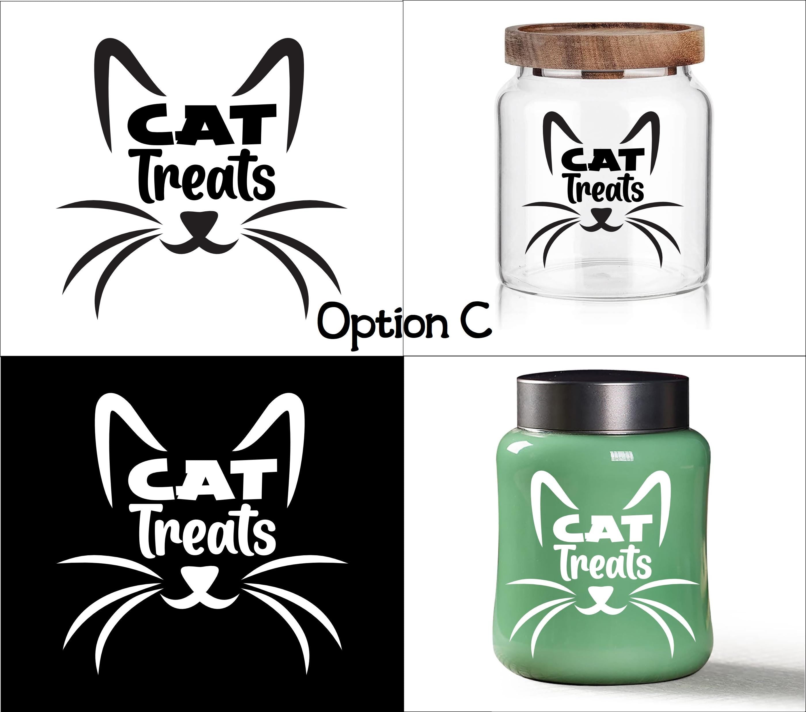 Cat Treats Vinyl Decal - 3 designs