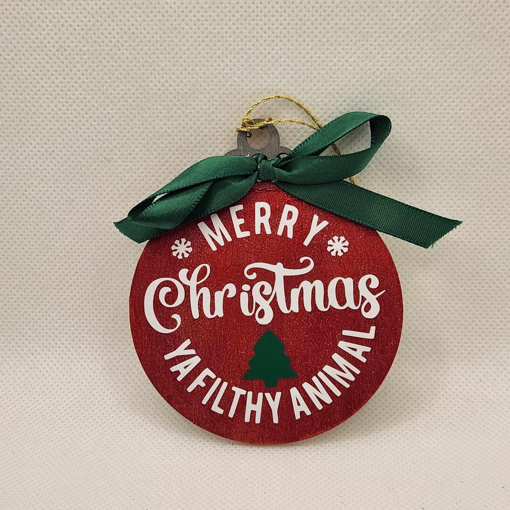 Merry Christmas ya filthy animal! Christmas Tree Ornament Home Alone