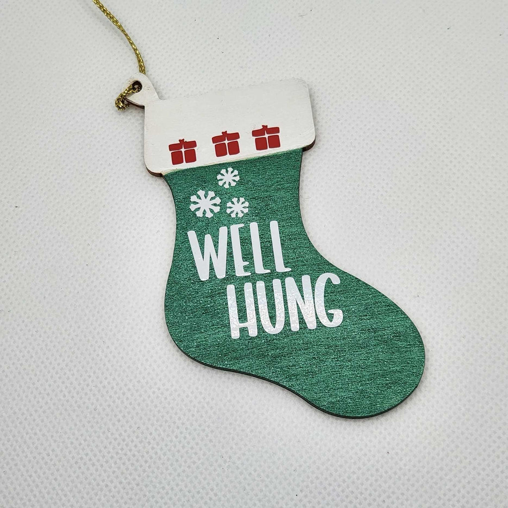 Well Hung Christmas Tree Ornament