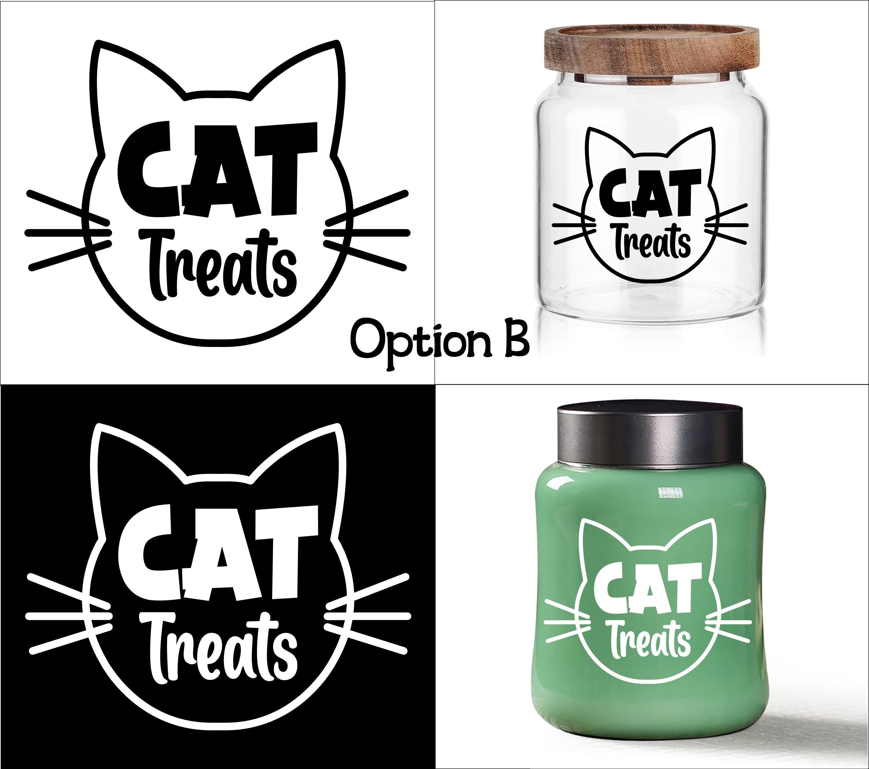 Cat Treats Vinyl Decal - 3 designs