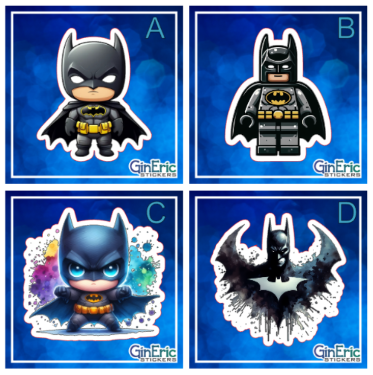 Batman DC Variety Weatherproof Sticker