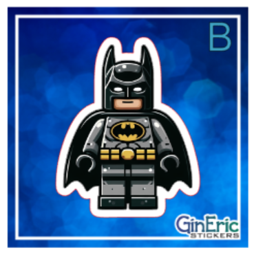 Batman DC Variety Weatherproof Sticker