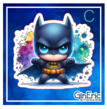 Batman DC Variety Weatherproof Sticker
