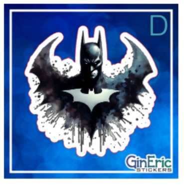 Batman DC Variety Weatherproof Sticker