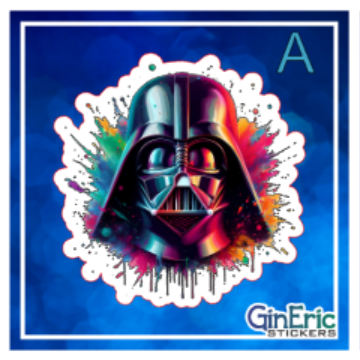 Darth Vader & Boba Fett Star Wars Variety Weatherproof Sticker