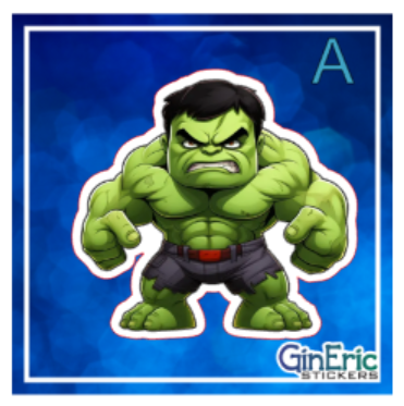 Incredible Hulk Marvel Variety Weatherproof Sticker