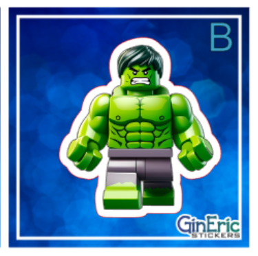 Incredible Hulk Marvel Variety Weatherproof Sticker