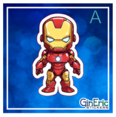 Iron Man Marvel Variety Weatherproof Sticker
