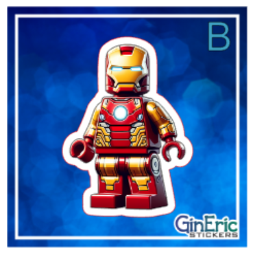 Iron Man Marvel Variety Weatherproof Sticker
