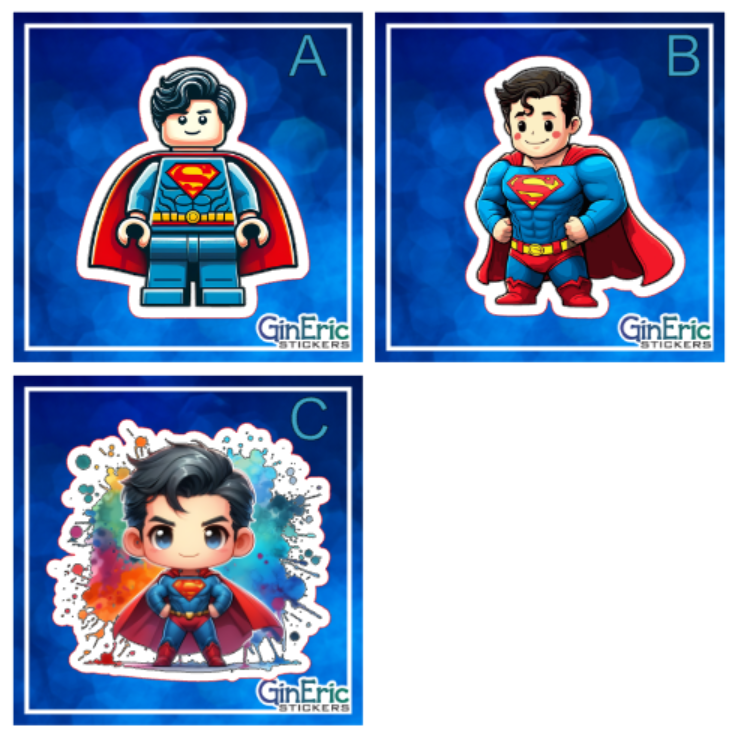 Superman DC Variety Weatherproof Sticker