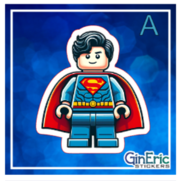 Superman DC Variety Weatherproof Sticker
