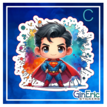 Superman DC Variety Weatherproof Sticker
