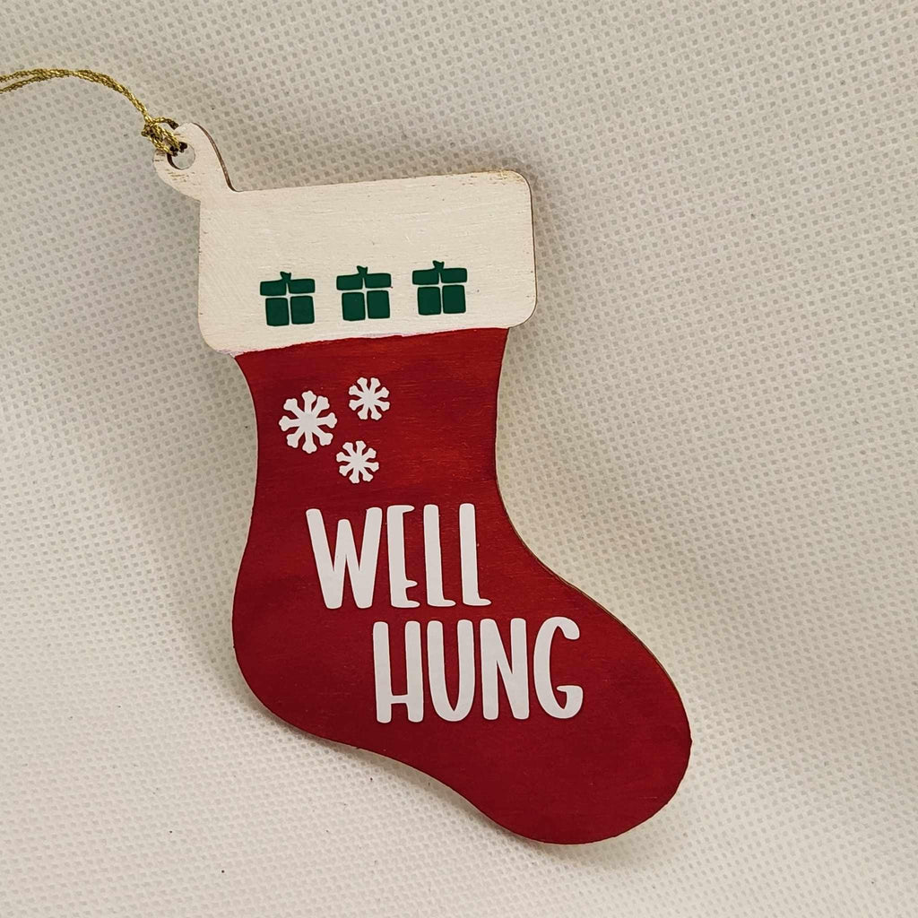 Well Hung Christmas Tree Ornament