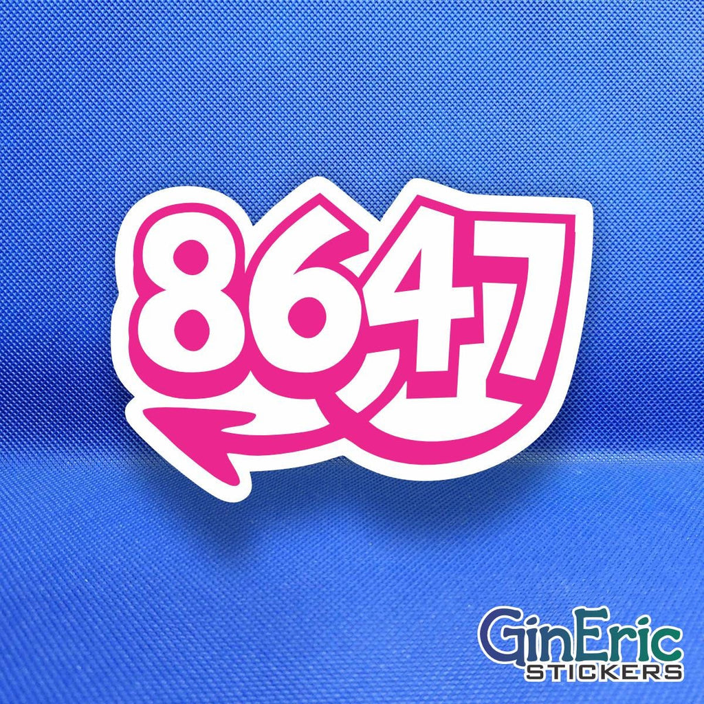 8647  Donald Trump FDT Weatherproof Sticker