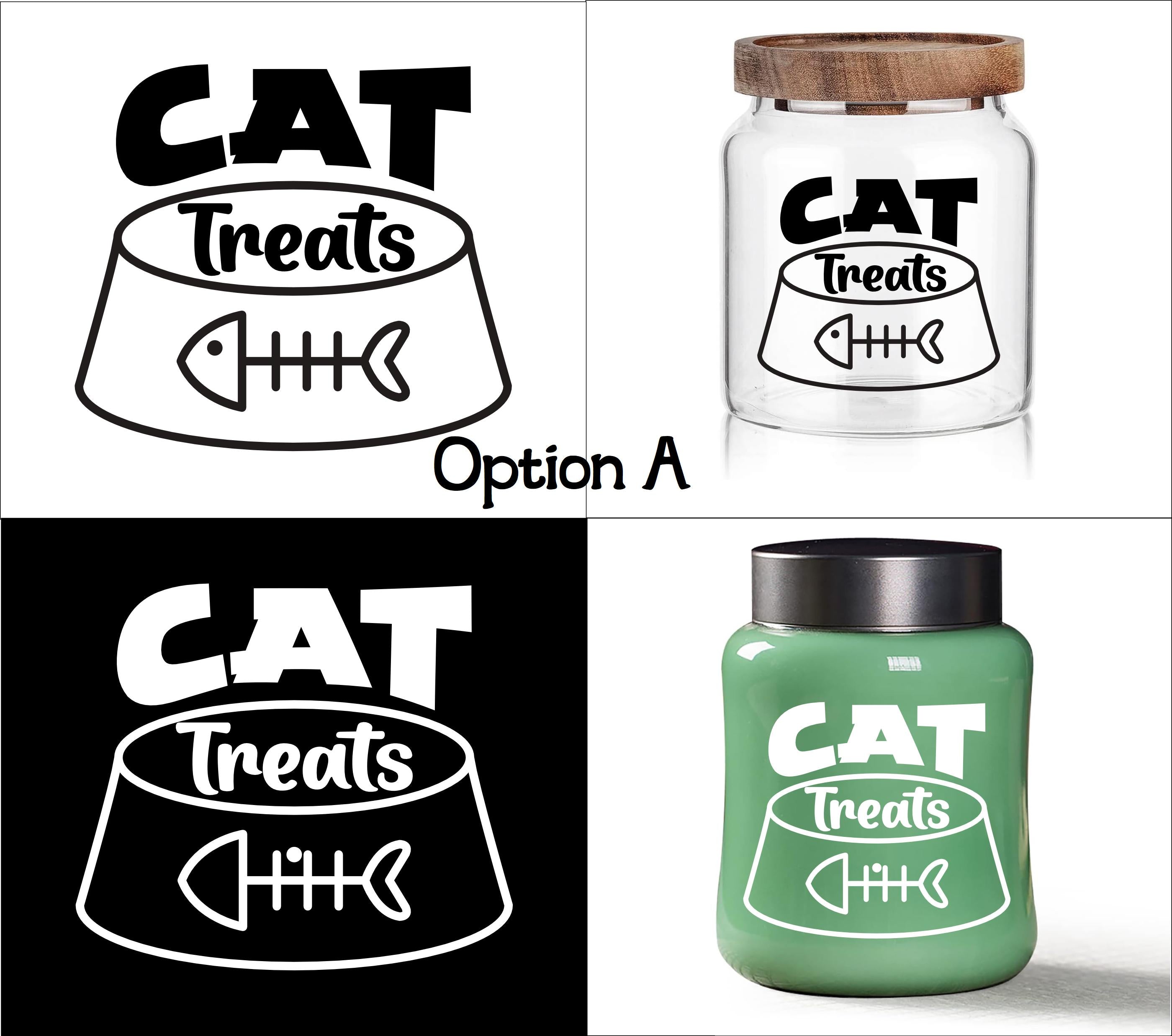 Cat Treats Vinyl Decal - 3 designs