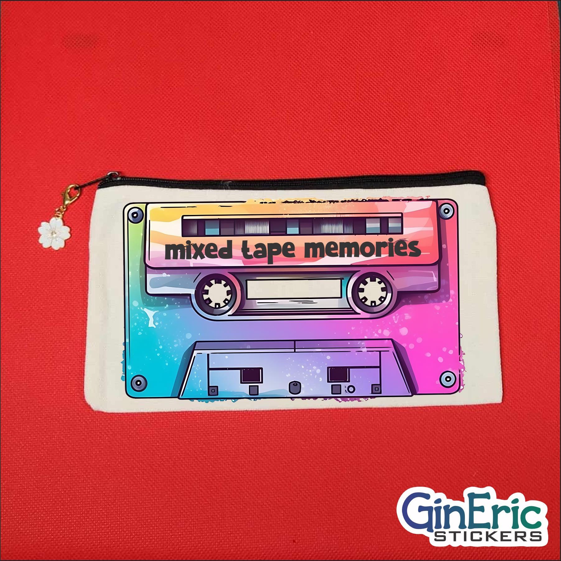 Mixed Tape Memories Zippered Pouch