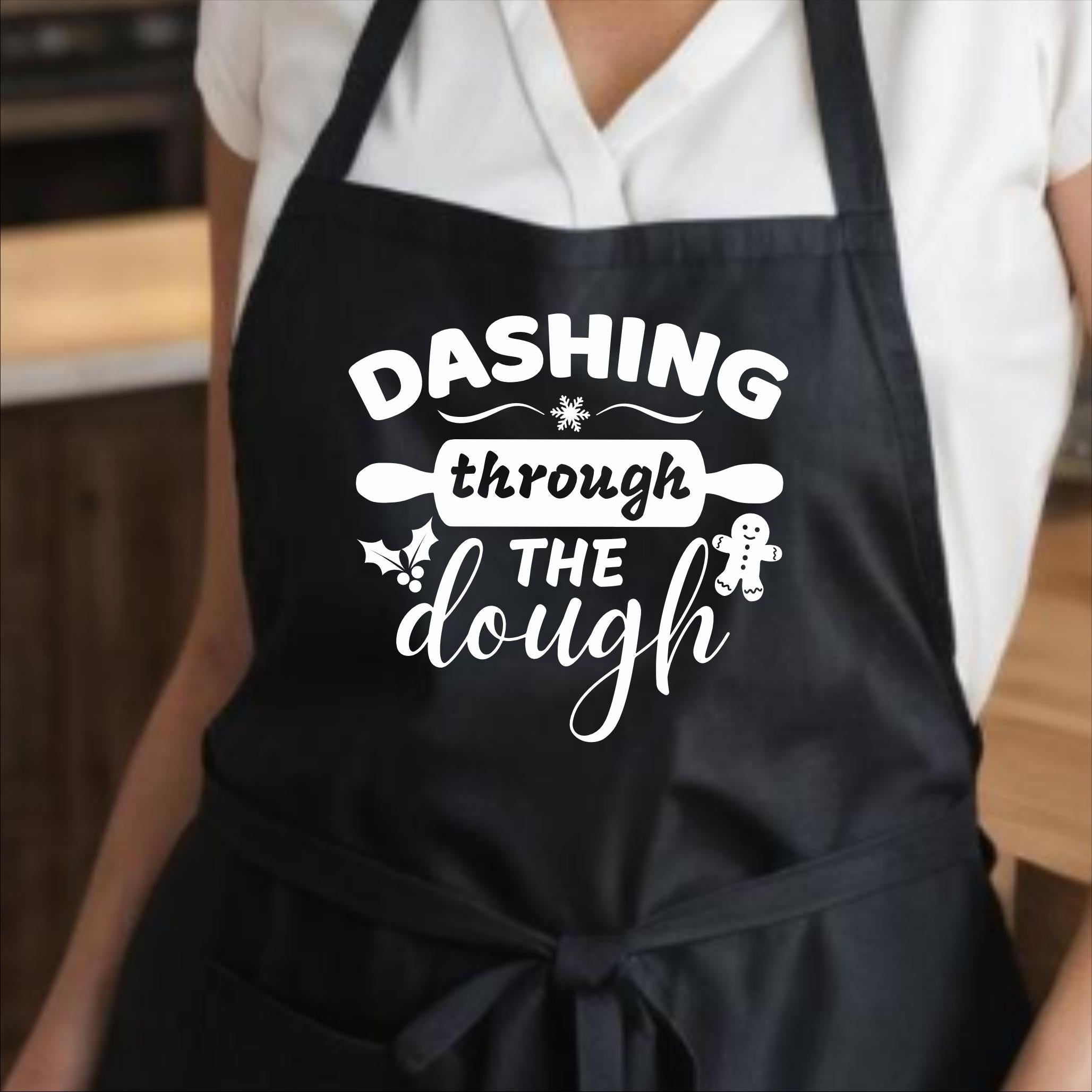 Dashing through the dough Christmas Apron