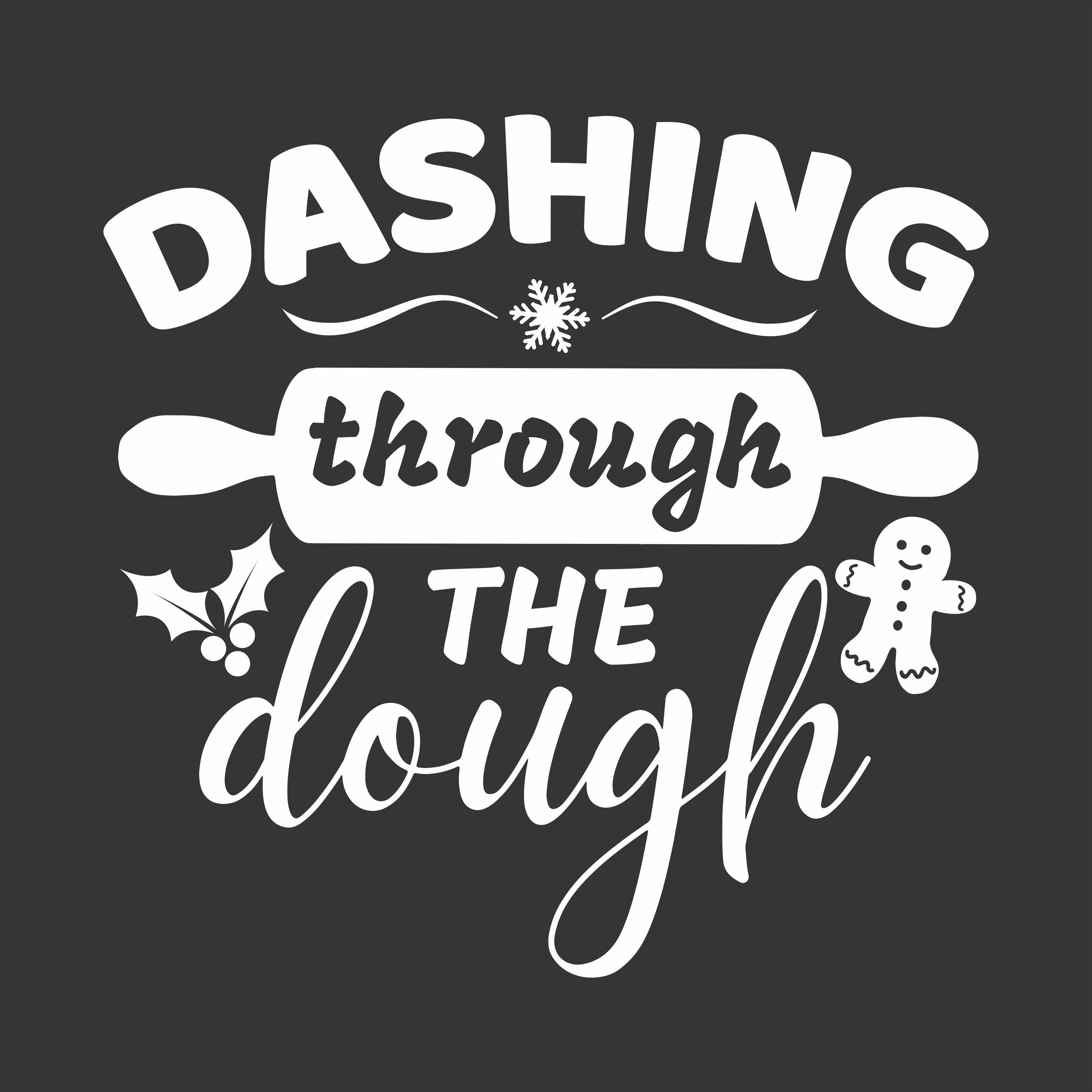 Dashing through the dough Christmas Apron