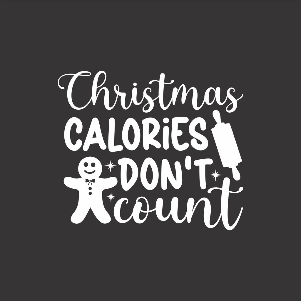 Christmas Calories Don't Count Christmas Apron